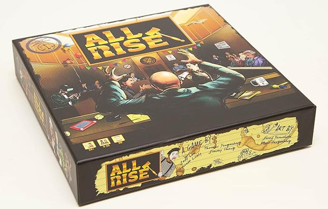All Rise Board Game - The Ridiculous Game of Off-The-Cuff Storytelling and Courtroom Debate!