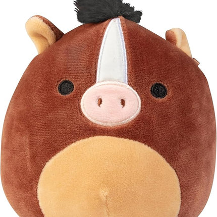 Squishmallows Mystery 5-Inch Farm Plush - Receive 1 of 4 Styles - Official Jazwares - Horse, Pig, Donkey or Goat - Collectible Soft & Squishy Mini Stuffed Animal Toy - Gift for Kids, Girls & Boys