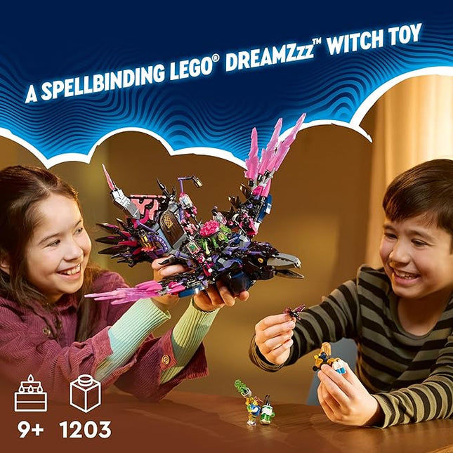LEGO DREAMZzz The Never Witch’s Midnight Raven Building Toys - Birthday Gift for Boys & Girls, Age 9+ - Kids Toys with 3 Building Options & 5 Minifigures - 71478