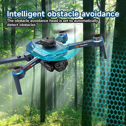 Mini Drone with HD Camera, Upgraded Tablet LCD Screen, Professional Dron with Brushless Motors, 2 Batteries, Carrying Case, Foldable Quadcopter for Auto Return, Follow Me, Waypoints, for Beginners, Teens and Adults