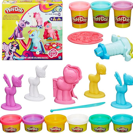 Play-Doh Make & Style Ponies Set, My Little Pony Toys and Figures, Kids Arts and Crafts Playset (Amazon Exclusive)