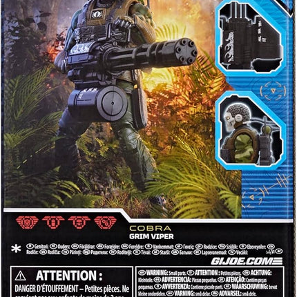 G.I. Joe Classified Series #176, Grim Viper, Collectible 6-Inch Action Figure with 5 Accessories