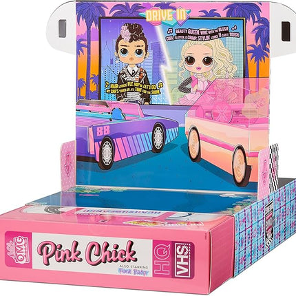 L.O.L. Surprise! OMG Movie Magic Fashion Dolls 2-Pack Tough Dude and Pink Chick with 25 Surprises Including 4 Fashion Looks, 3D Glasses, Accessories and Reusable Playset - Great Gift for Ages 4+
