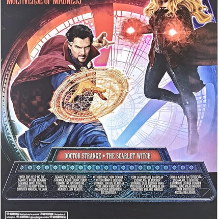 Marvel Avengers Titan Hero Series Doctor Strange in The Multiverse of Madness Toys, Doctor Strange The Scarlet Witch 12-Inch-Scale 2-Pack