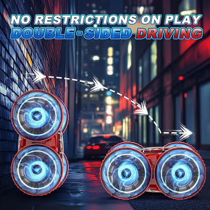 Waterproof Remote Control Car，4WD Land & Water 2.4 GHz RC Car Remote Control Boat，360°Rotation RC Stunt with LED Lights，Boys Girls Gifts All Terrain Water Beach Pool Toy Black