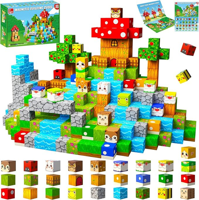 Bbiamsleep 120 PCS Building Blocks Fairy Garden Set for Christmas Birthday Gifts