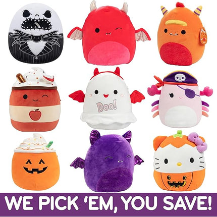 Squishmallows Mystery 10-Inch 3-Squish 2025 Halloween Themed Value Pack - Get Three Large Sized Jazwares 10" Spooky Plush for Less - Soft & Squishy Stuffed Animal Toy for Kids, Girls & Boys