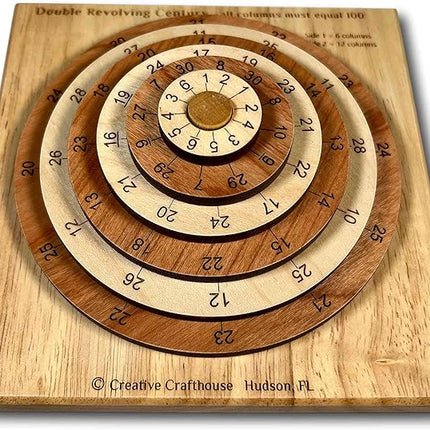 Creative Crafthouse Revolving Double Century Puzzle - Very Challenging Brain Teaser for Adults