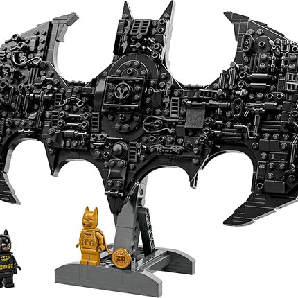LEGO DC Batman: Batman Logo Building Toy - Super Hero Bedroom Decor for Kids, Boys & Girls, Ages 12+ - W/Classic & Golden Minifigures - Gift Idea for Birthdays & Fans - 76330
