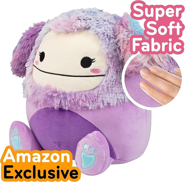 Squishmallows Original 10-Inch Eden The Purple Bigfoot - Official Jazwares Plush - Collectible Soft & Squishy Big Foot Stuffed Animal Toy - Add to Your Squad - Gift for Kids, Girls & Boys