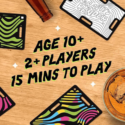 Cards vs Gravity: Ultimate Stacking & Balancing Card Game | Waterproof Board Game for Family Fun, Holidays & Game Nights | 2-4 Players