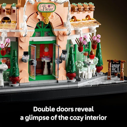 LEGO Icons French Café Paris Building Kit - DIY Set for Adults - Collectible Bedroom and Home Decor - Display for Home or Office - Gift for Birthday - 10362