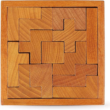 Wooden Brain Teaser Puzzles for Kids Children & Adults. New Level of Challenge for Those who Love Good Mental Workout