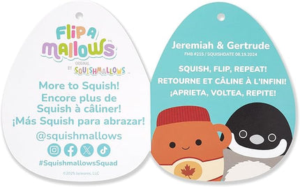 Squishmallows Original FlipAMallows 8in Maple Syrup and Canadian Goose Flippable Plush - Official Jazwares Product (Little)