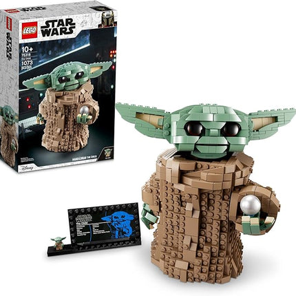 LEGO Star Wars: The Mandalorian Series The Child 75318 - Baby Yoda Grogu Figure, Building Toy, Collectible Room Decoration for Boys and Girls, Teens, with Minifigure and Nameplate, Gift Idea