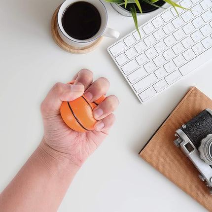 Super Z Outlet Mini Foam Sports Balls for Kids Adults Mini Baseball Football Basketball Soccer Stress Bulk Toy Game Party Decoration Relaxable (Assorted) - Pack of 12