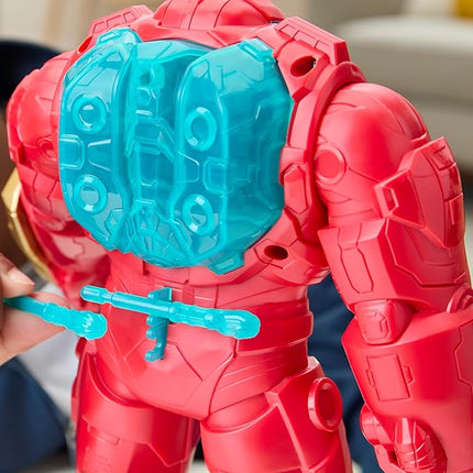 Marvel Avengers VenomVersus Epic World of Action Iron Man & Hulkbuster Armor Figure Set with Accessories, 4-Inch (10 cm) Super Hero Toys, Kids Ages 4+