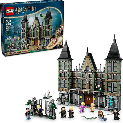 LEGO Harry Potter Malfoy Manor Building Toy - Harry Potter Toy for Boys and Girls, Ages 10+ - Collectible Kids Toy for Fans - Includes 9 Minifigures - 76453