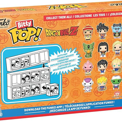 Funko Pop! Bitty: Dragon Ball Z 4PK - Cell (First Form), Android 17, Android 18, and A Surprise Mystery Mini Figure