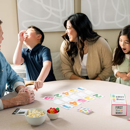Party Game - The Card Game About How Your Friends and Family Rank Things - for Kids, Tweens, Teens, College Students, Adults, Families, Groups and Fun Parties with Polarizing Priorities