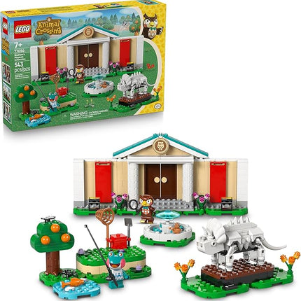 LEGO Animal Crossing Blathers’s Museum Collection Building Toy - Pretend Play Set W/2 Toy Minifigures for Girls & Boys, Ages 7+ - Building Blocks for Kids - Gift Idea for Birthdays & Gamers - 77056
