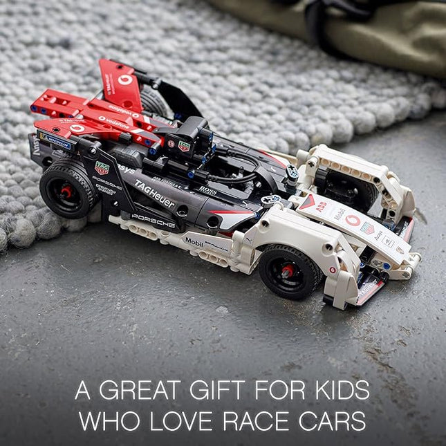 LEGO Technic Formula E Porsche 99X Electric Car Model Building Set, Pull-Back Toy Race Car Champion Winner, Comes with an Immersive AR App, Gift for Kids Ages 9 and Up & Adults Racing Fans, 42137