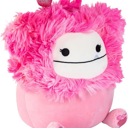 Squishmallows Original 10-Inch Caparinne The Pink Bigfoot - Official Jazwares Plush - Collectible Soft Squishy Stuffed Animal Toy - Add to Your Squad - Gift for Kids, Girls & Boys