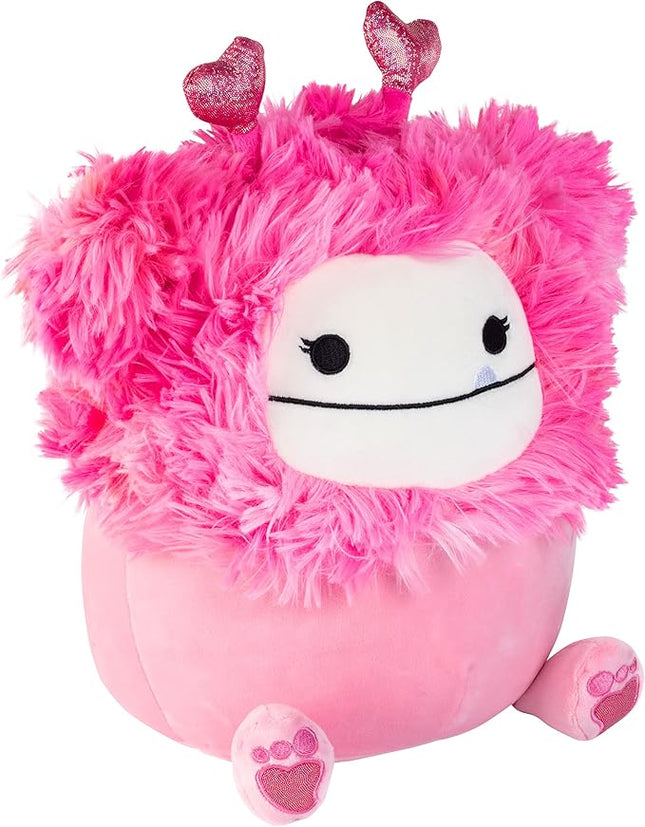 Squishmallows Original 10-Inch Caparinne The Pink Bigfoot - Official Jazwares Plush - Collectible Soft Squishy Stuffed Animal Toy - Add to Your Squad - Gift for Kids, Girls & Boys