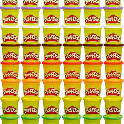 Play-Doh Bulk Pack of 48 Cans, 6 Sets of 8 Modeling Compound Colors, 3oz, Back to School Gifts & Prizes for Students & Classroom, Preschool Toys for Kids, Ages 2+ (Amazon Exclusive)