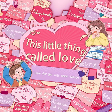 MOMIBOOK Puzzles for Adults 1000 Pieces Jigsaw Puzzles of This Little Thing Called Love, Painting Image Challenging Hard Impossible Hard Puzzle Unique Funny Christmas Valentine's Birthday Gifts