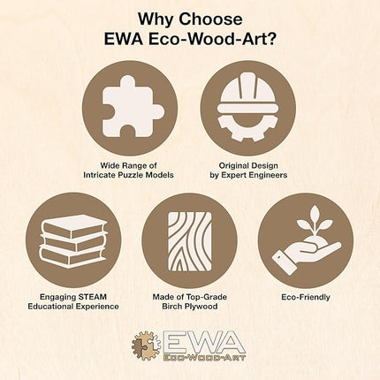 EWA Home Décor – Turtle Small 80 Pieces – Wooden Jigsaw Puzzle for Adults – Perfect for Artistic Home Decoration and Mindful Relaxation