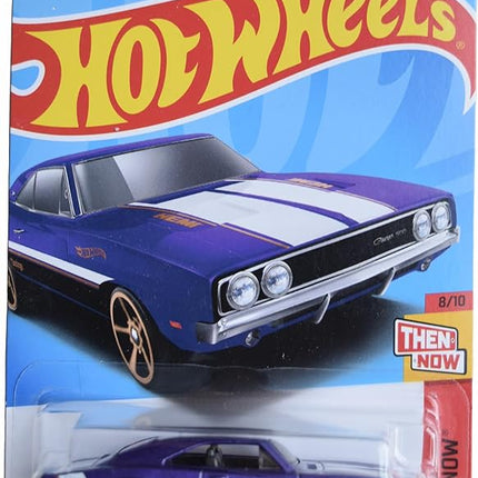 Hot Wheels '69 Dodge Charger 500, Then and Now 8/10 [Purple] 240/250