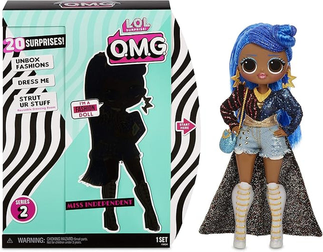 L.O.L. Surprise! O.M.G. Miss Independent Fashion Doll with 20 Surprises,Multicolor
