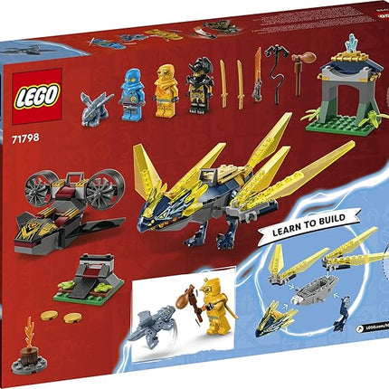 LEGO NINJAGO NYA and Arin’s Baby Dragon Battle 71798 Ninja Building Toy, Features a Jet, 2 Dragons, 3 Minifigures and Baby Riyu, Gift Idea for Toddlers Ages 4+