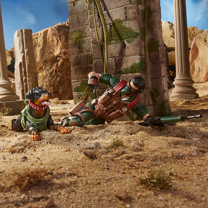 G.I. Joe Classified Series #113, Mutt & Junkyard, Collectible 6-Inch Action Figure & Pet with 16 Accessories