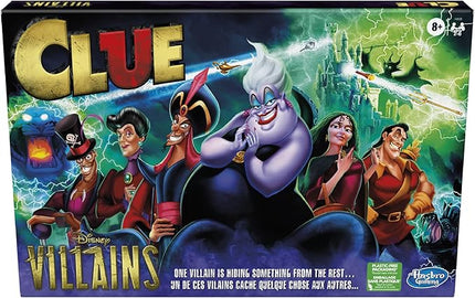 Hasbro Gaming Clue: Disney Villains Edition Board Game for Kids Ages 8+, 2-6 Players (Amazon Exclusive)