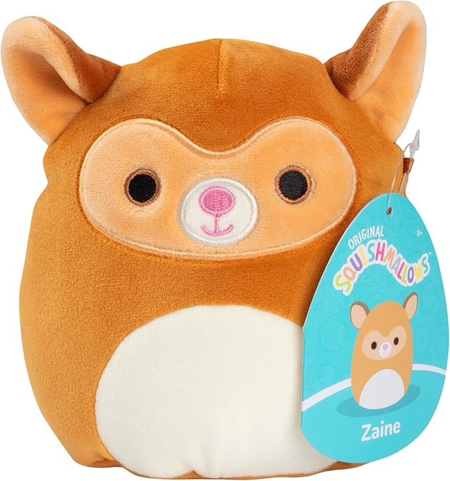 Squishmallows Original 5-Inch Zaine The Lemur - Official Jazwares Plush - Collectible Soft & Squishy Mini Little Stuffed Animal Toy - Gift for Kids, Girls & Boys