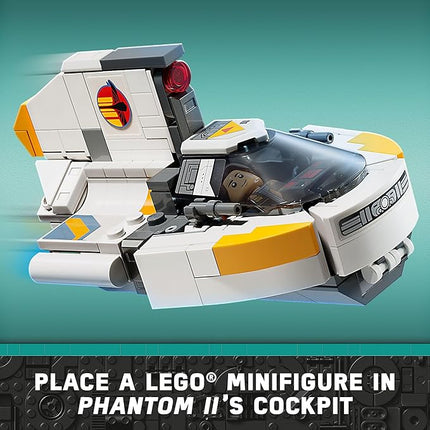 LEGO Star Wars Ahsoka Ghost and Phantom II Spaceship Toy - Star Wars Building Toys Set for Kids, Boys & Girls, Ages 10+ - Gifts for Birthdays - 5 Minifigures - 75357