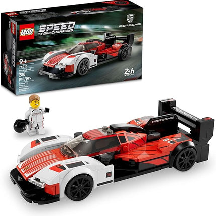 LEGO Speed Champions Porsche 963 76916, Model Car Building Kit, Racing Vehicle Toy for Kids, 2023 Collectible Set with Driver Minifigure