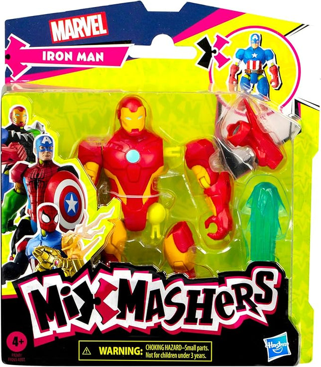 Avengers MixMashers Marvel Iron Man Custom Mix-and-Match Action Figure & Accessories, 5-Inch-Scale (12 cm) Super Hero Toys for Kids Ages 4+