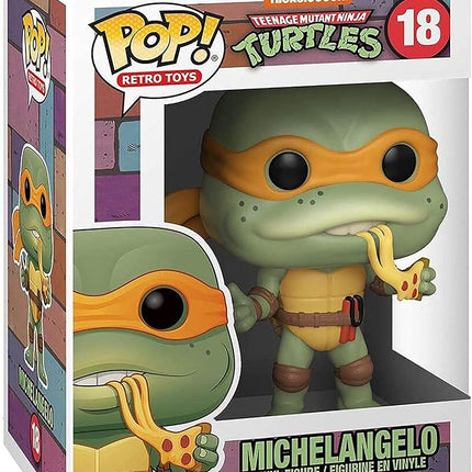 Funko Pop Retro Toys: Teenage Mutant Ninja Turtles - Michelangelo - Collectable Vinyl Figure - Gift Idea - Official Merchandise - Toys for Kids & Adults - Superheroes Fans