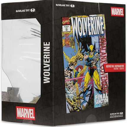 McFarlane Toys - Marvel Wolverine 1:10th Scale Collectible with Scene (Wolverine #85)