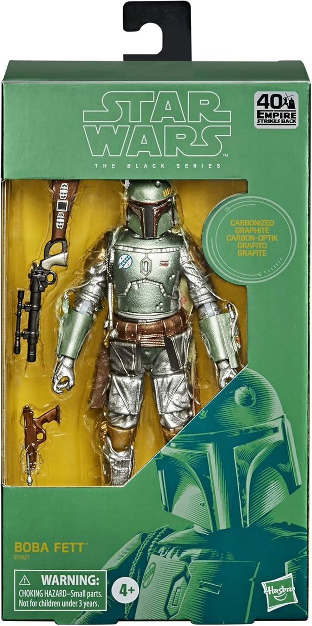STAR WARS The Black Series Carbonized Collection Boba Fett Toy Figure