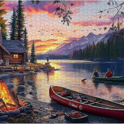 1000 Piece Jigsaw Puzzle for Adults - Challenging Jigsaw Puzzles for Relaxation & Brain Exercise, Premium Quality Adult Puzzle Game for Family Nights (S-Cano)