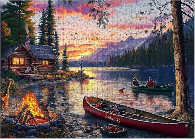 1000 Piece Jigsaw Puzzle for Adults - Challenging Jigsaw Puzzles for Relaxation & Brain Exercise, Premium Quality Adult Puzzle Game for Family Nights (S-Cano)