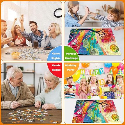 Fall Autumn Colors Jigsaw Puzzles, Puzzles for Adults 1000 Pieces, Crimson Canopy Hard Difficult Challenging Puzzle, Home Decoration Puzzle, Interlock Perfectly No Dust