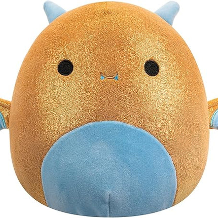 Squishmallows Original Adopt Me! 8-Inch Golden Dragon Plush - Little Ultrasoft Official Jazwares Plush