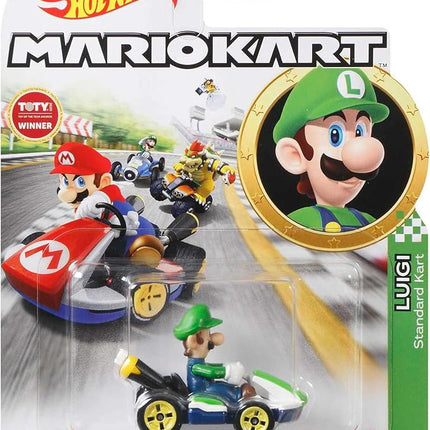 Hot Wheels Mario Kart Luigi 1:64 Die-Cast Kart