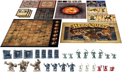 Avalon Hill Heroquest Against The Ogre Horde Quest Pack | Roleplaying Game | Ages 14+ | 2 to 5 Players | Requires HeroQuest Game System to Play, Multicolor, Pack 1