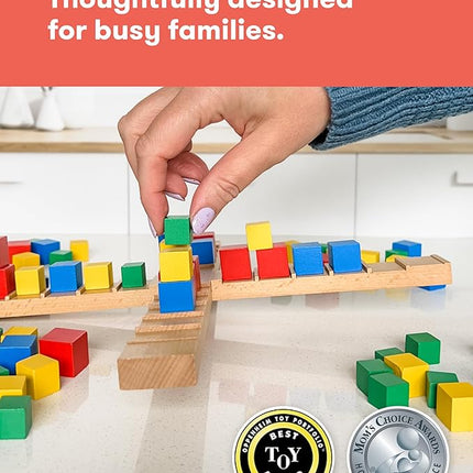 SimplyFun Kilter - The Educational Game of Levers & Motion - Irresistible Game & Hilarious Family Fun with an Introduction to Physics & Predicting Outcomes - Kids Game - 2 to 4 Players - Ages 8 & Up